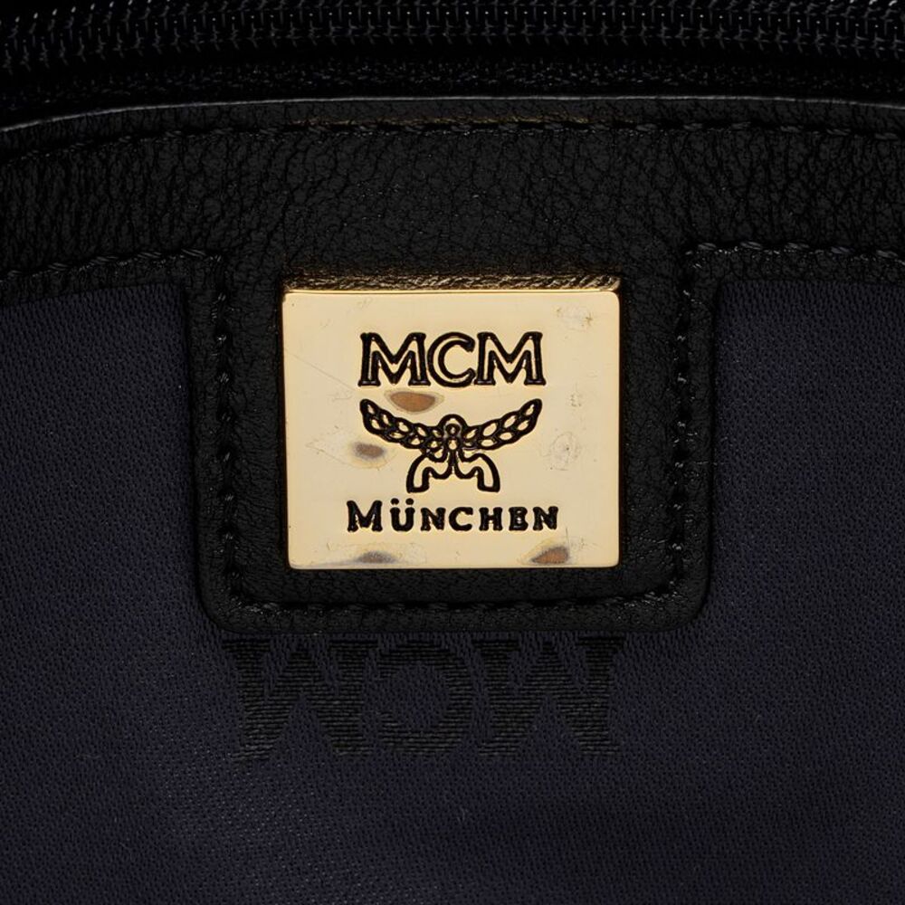MCM Visetos Studded Stark Medium Backpack - Picture 7 of 12